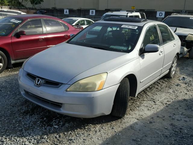 1HGCM66504A032570 - 2004 HONDA ACCORD EX SILVER photo 2