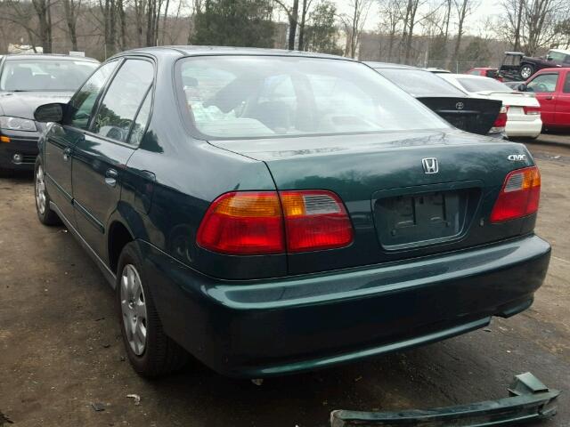 2HGEJ6616YH543318 - 2000 HONDA CIVIC BASE 绿色 照片 3