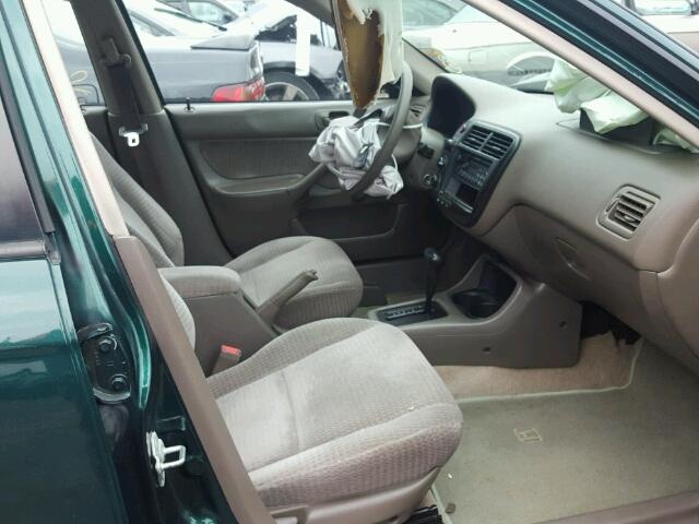 2HGEJ6616YH543318 - 2000 HONDA CIVIC BASE 绿色 照片 5