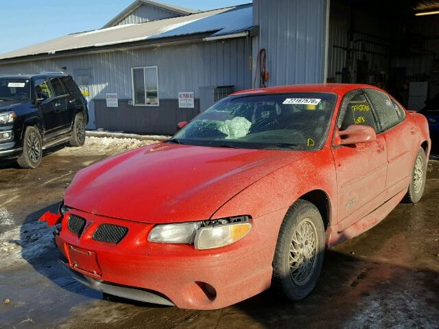 1G2WP5210VF349631 - 1997 PONTIAC GRAND PRIX Qırmızı foto 2