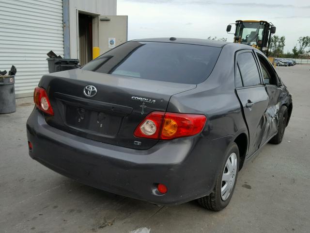 JTDBU4EE4AJ072579 - 2010 TOYOTA COROLLA BA GRAY photo 4