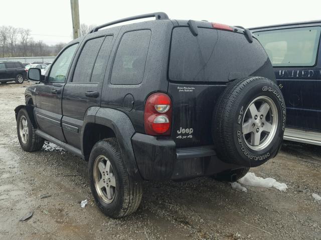 1J4GL38K95W688530 - 2005 JEEP LIBERTY RE BLACK photo 3