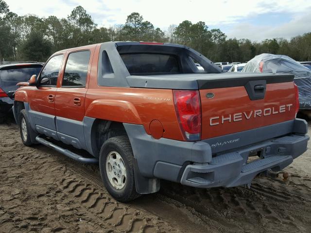 3GNEC13T73G133452 - 2003 CHEVROLET AVALANCHE ORANGE photo 3