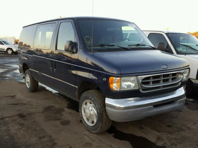 1FTNE24L42HA86943 - 2002 FORD ECONOLINE BLUE photo 1