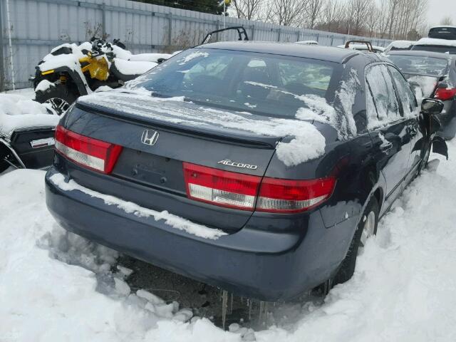 1HGCM56604A807677 - 2004 HONDA ACCORD EX BLUE photo 4