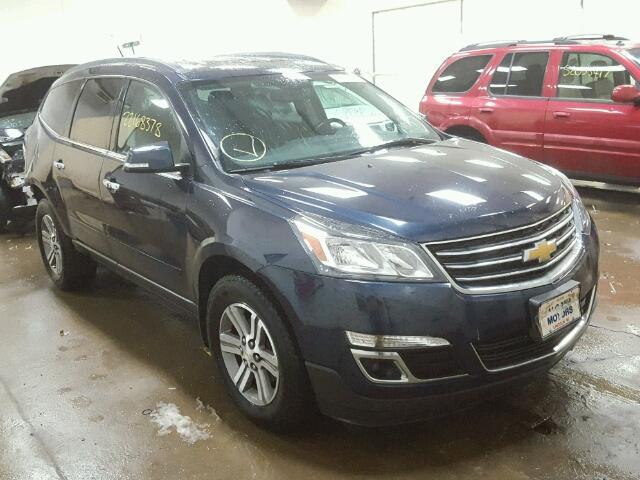 1GNKVHKD1FJ352068 - 2015 CHEVROLET TRAVERSE L BLUE photo 1