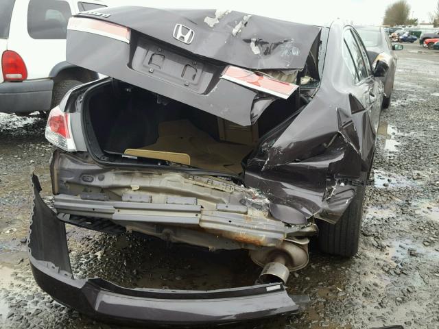 1HGCP2F80BA026971 - 2011 HONDA ACCORD EXL BROWN photo 9