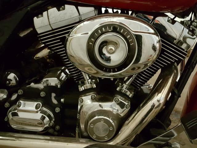 1HD1KB4148Y604322 - 2008 HARLEY-DAVIDSON FLHX RED photo 7