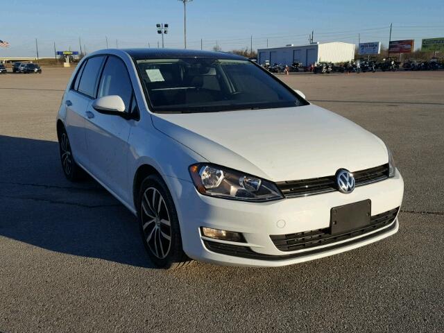 3VW217AU4HM018393 - 2017 VOLKSWAGEN GOLF S WHITE photo 1