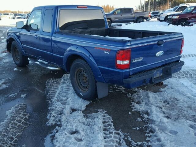 1FTZR45E38PA08704 - 2008 FORD RANGER SUP BLUE photo 3