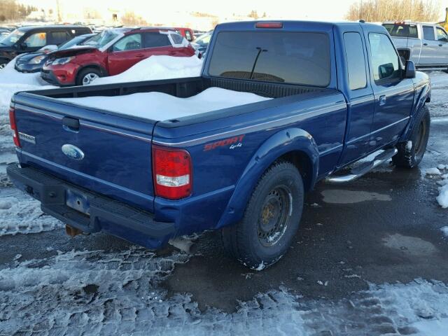 1FTZR45E38PA08704 - 2008 FORD RANGER SUP BLUE photo 4