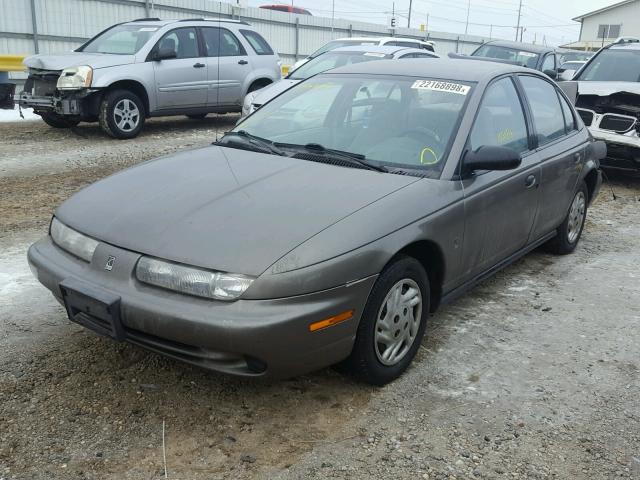 1G8ZH5284WZ230557 - 1998 SATURN SL1 GRAY photo 2