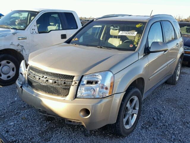 2CNDL73F876049039 - 2007 CHEVROLET EQUINOX LT BEIGE photo 2