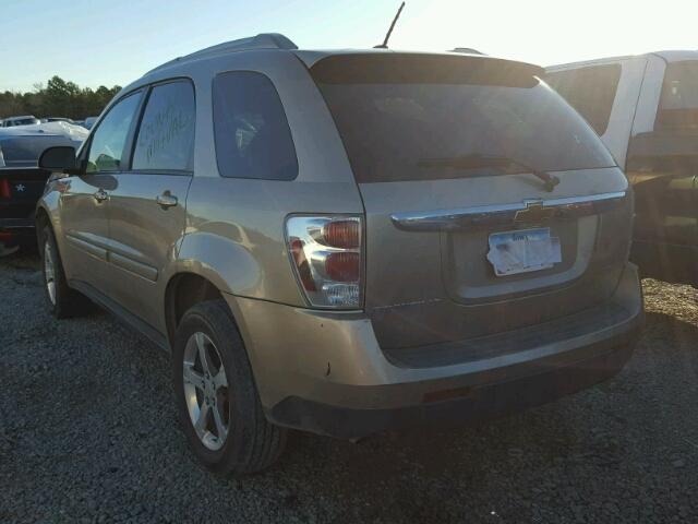 2CNDL73F876049039 - 2007 CHEVROLET EQUINOX LT BEIGE photo 3