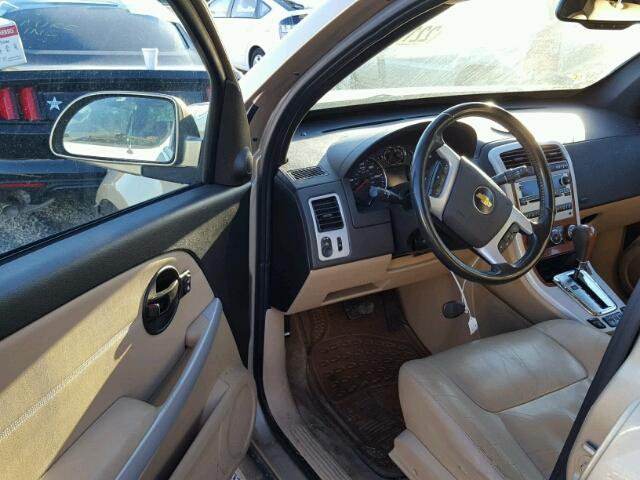 2CNDL73F876049039 - 2007 CHEVROLET EQUINOX LT BEIGE photo 9