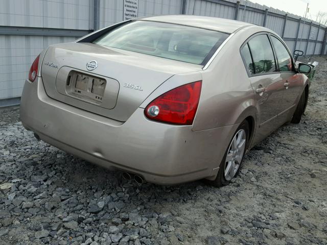 1N4BA41E46C812695 - 2006 NISSAN MAXIMA SE GOLD photo 4