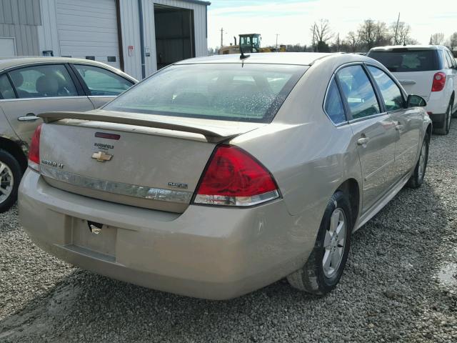 2G1WB5EK0A1139720 - 2010 CHEVROLET IMPALA LT GOLD photo 4