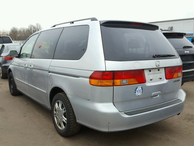 2HKRL18944H501229 - 2004 HONDA ODYSSEY EX SILVER photo 3