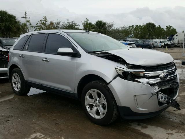 2FMDK3JC5BBB53539 - 2011 FORD EDGE SEL SILVER photo 1