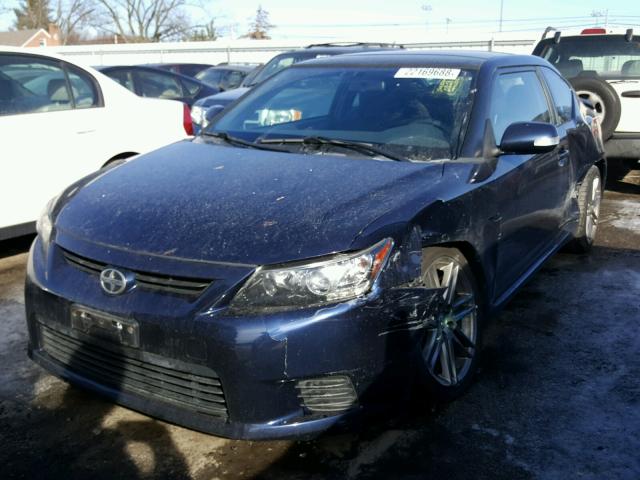 JTKJF5C76B3007411 - 2011 TOYOTA SCION TC 蓝色 照片 2