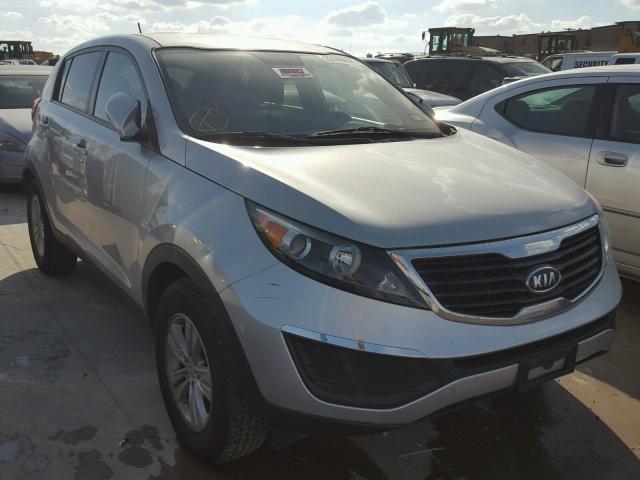 KNDPB3A27B7090476 - 2011 KIA SPORTAGE L SILVER photo 1