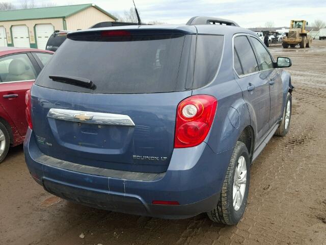 2GNFLEEK9C6112162 - 2012 CHEVROLET EQUINOX LT BLUE photo 4