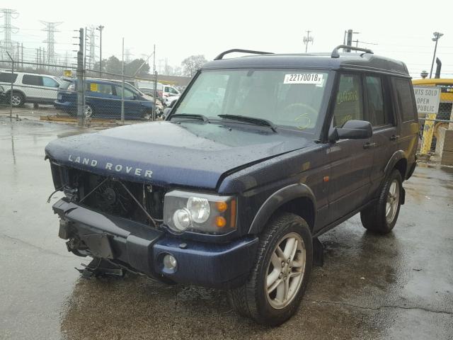 SALTY16433A821686 - 2003 LAND ROVER DISCOVERY BLUE photo 2