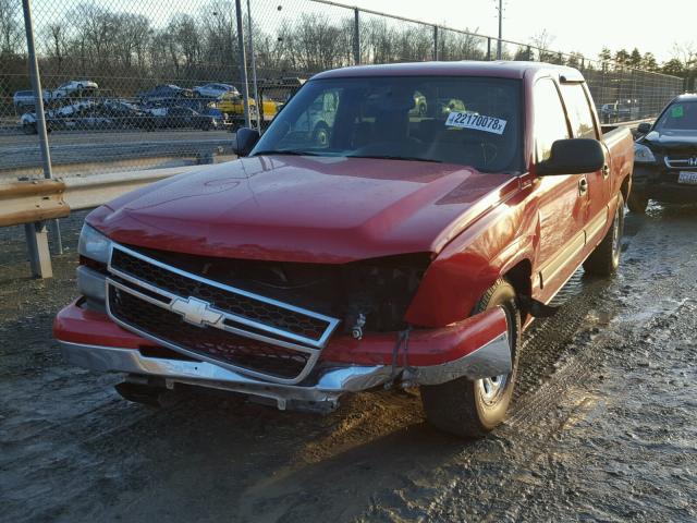 2GCEC13V571146824 - 2007 CHEVROLET SILVERADO RED photo 2