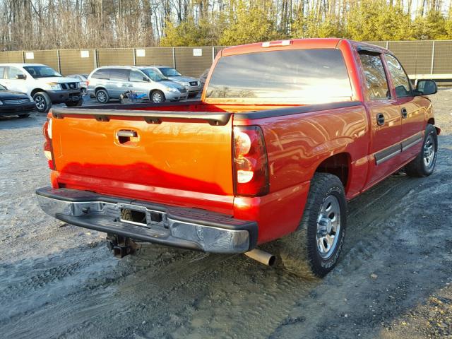 2GCEC13V571146824 - 2007 CHEVROLET SILVERADO RED photo 4