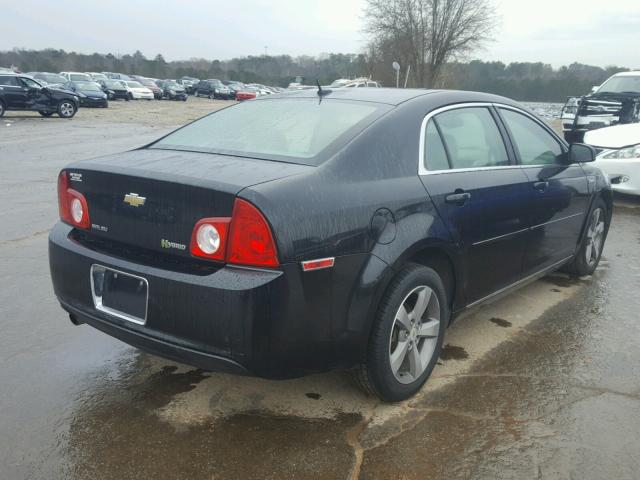 1G1ZF57579F202941 - 2009 CHEVROLET MALIBU HYB GRAY photo 4