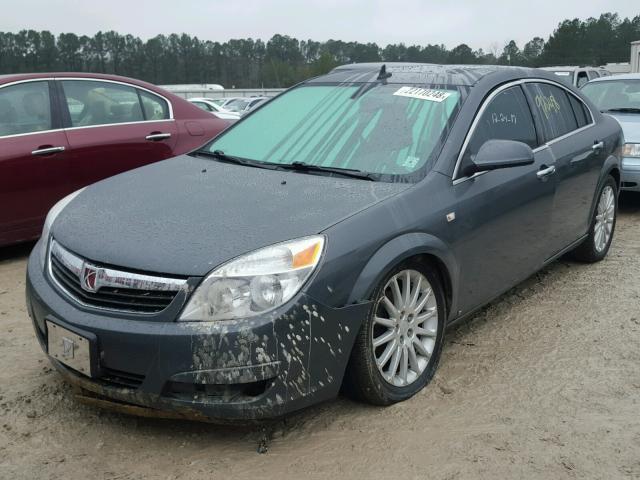 1G8ZX57779F226429 - 2009 SATURN AURA XR BLACK photo 2