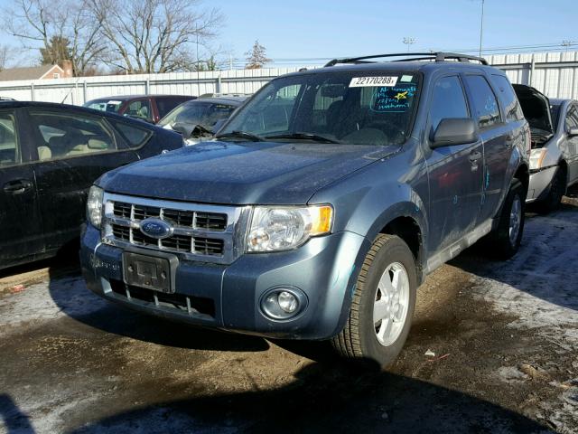 1FMCU0D79AKA11430 - 2010 FORD ESCAPE XLT TEAL photo 2