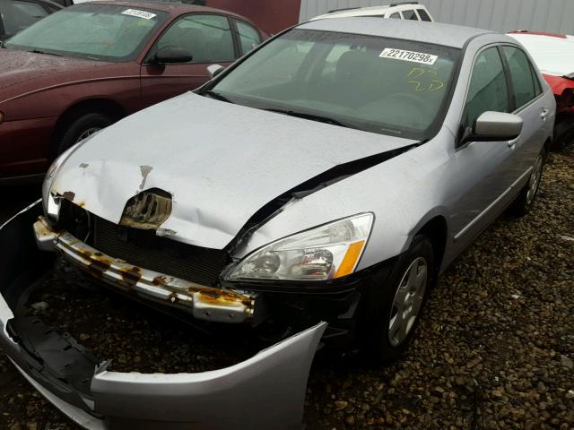 1HGCM56455A014648 - 2005 HONDA ACCORD LX SILVER photo 2