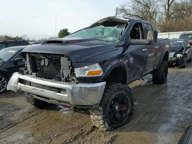 3D7TT2CT2BG519836 - 2011 DODGE RAM 2500 BLACK photo 2