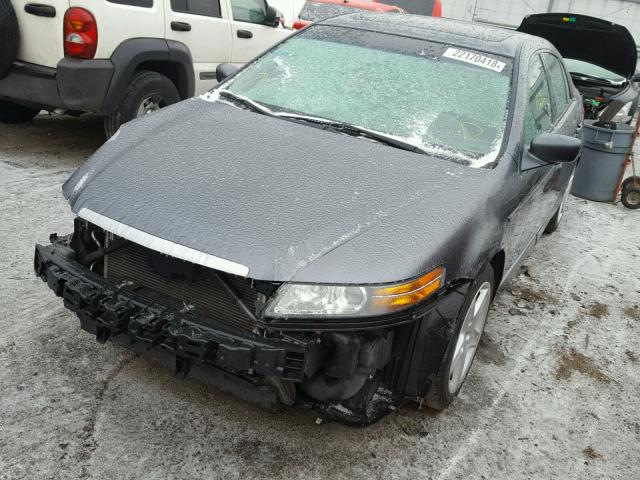 19UUA66224A013831 - 2004 ACURA TL GRAY photo 2