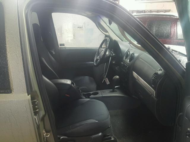 1J4GL38K22W301490 - 2002 JEEP LIBERTY RE 绿色 照片 5