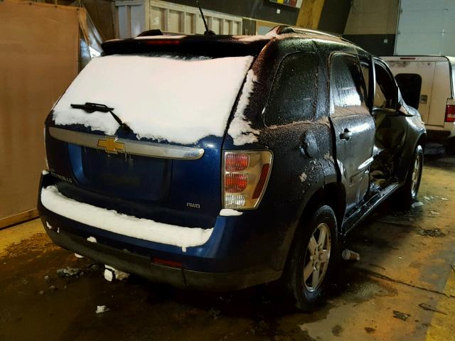 2CNDL13F086073382 - 2008 CHEVROLET EQUINOX LS BLUE photo 4