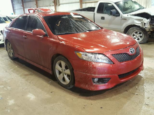 4T1BF3EK9BU593187 - 2011 TOYOTA CAMRY BASE RED photo 1