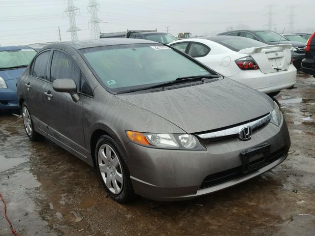 1HGFA16527L110445 - 2007 HONDA CIVIC LX GRAY photo 1