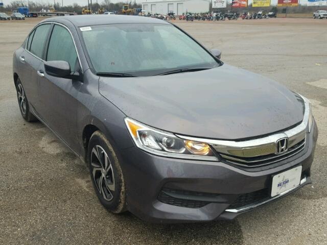 1HGCR2F34HA275426 - 2017 HONDA ACCORD LX GRAY photo 1