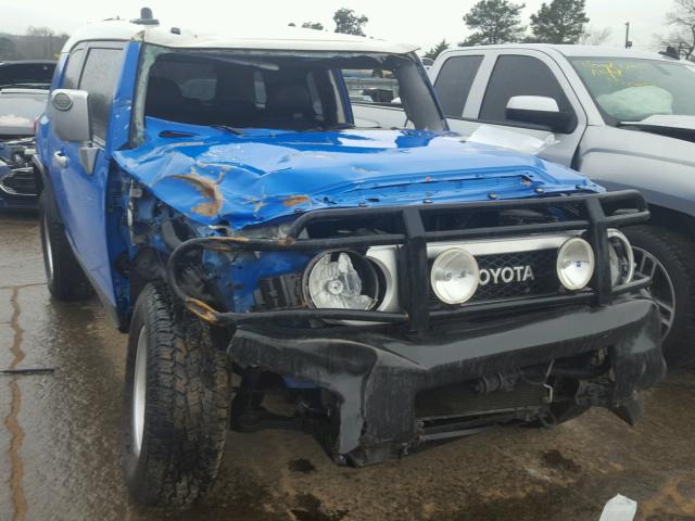 JTEZU11F270005310 - 2007 TOYOTA FJ CRUISER BLUE photo 9