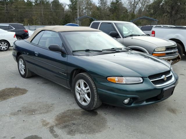 3C3EL55H4TT290053 - 1996 CHRYSLER SEBRING JX GREEN photo 1