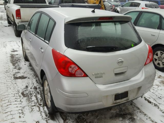 3N1BC13E79L500012 - 2009 NISSAN VERSA S SILVER photo 3