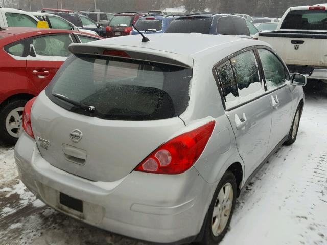 3N1BC13E79L500012 - 2009 NISSAN VERSA S SILVER photo 4