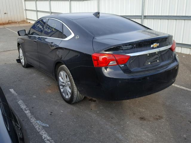 2G1105S3XH9102781 - 2017 CHEVROLET IMPALA LT BLACK photo 3