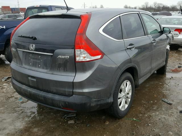 2HKRM4H55CH616769 - 2012 HONDA CR-V EX GRAY photo 4