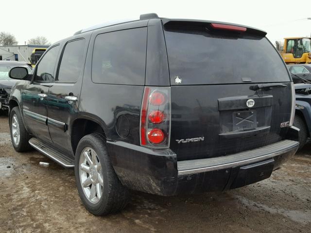 1GKFK63887J351403 - 2007 GMC YUKON DENA BLACK photo 3