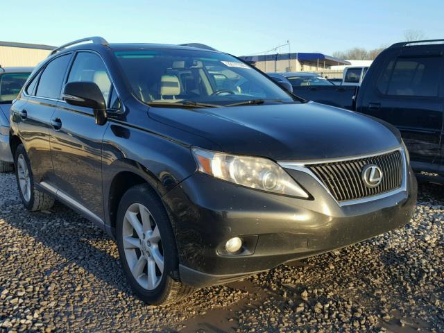 2T2ZK1BA0AC011905 - 2010 LEXUS RX 350 BLACK photo 1