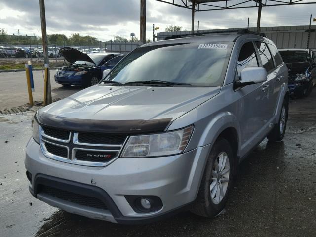 3C4PDCBB5ET226130 - 2014 DODGE JOURNEY SX SILVER photo 2