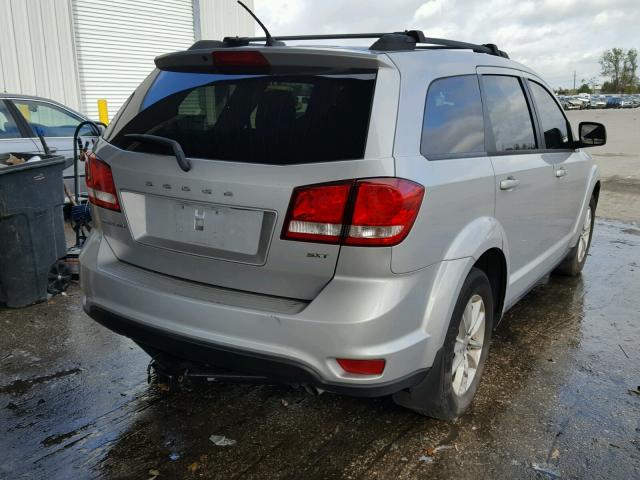 3C4PDCBB5ET226130 - 2014 DODGE JOURNEY SX SILVER photo 4